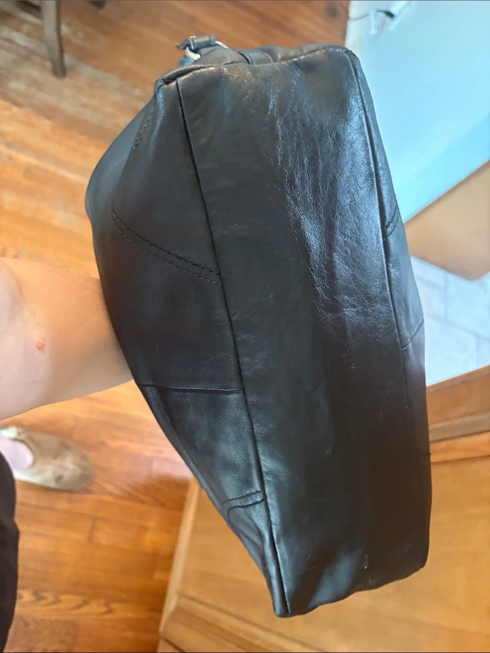 Vintage 2001 Coach All-Leather Tote Bag 🖤